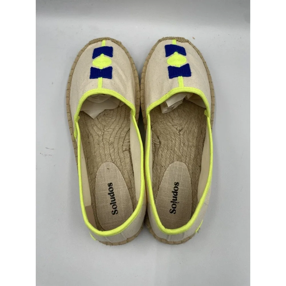Soludos Original Espadrille Womens‎ US 9-9.5 Molyan Blue Slip On Comfort Shoes